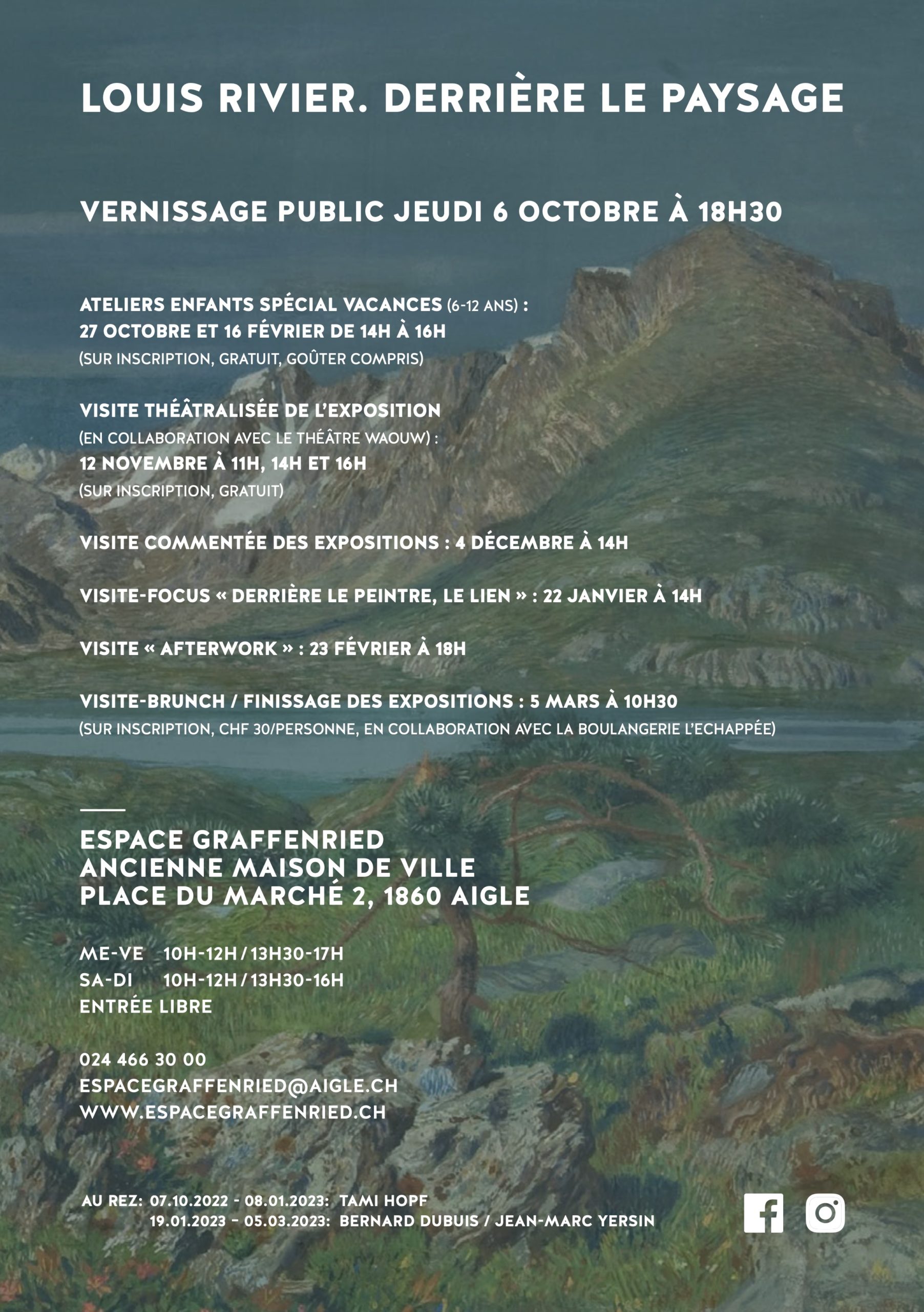 Exposition Louis Rivier (Aigle 2022-23)